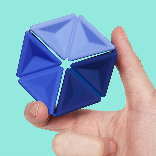 Speks | Pivot Silicone Flexagon | Navy