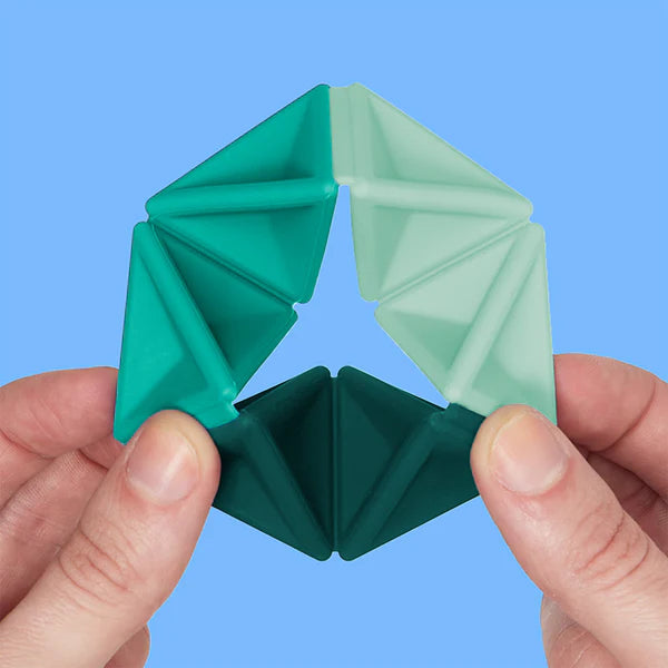 Speks | Pivot Silicone Flexagon | Teal