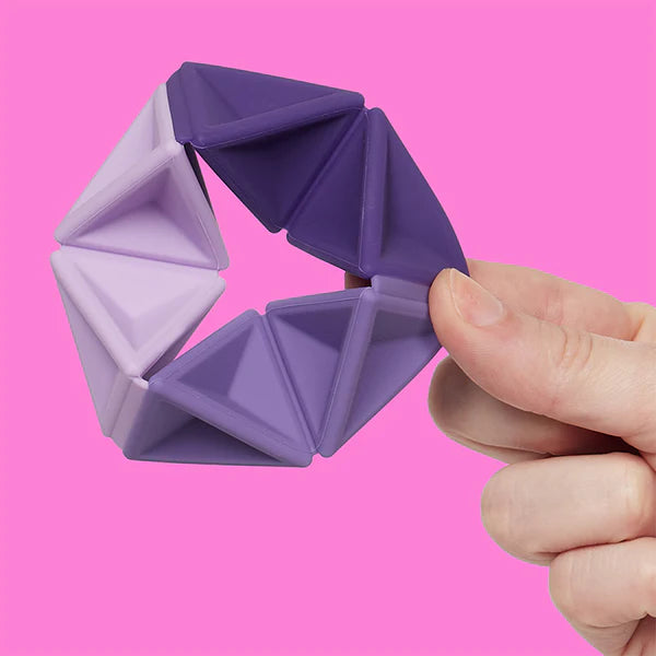 Speks | Pivot Silicone Flexagon | Violet