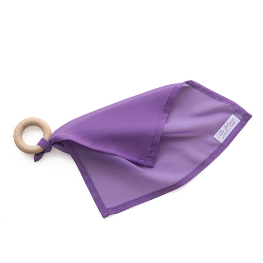 Little Botanic | Playcycle speeldoek klein met ring | Paars 30cm