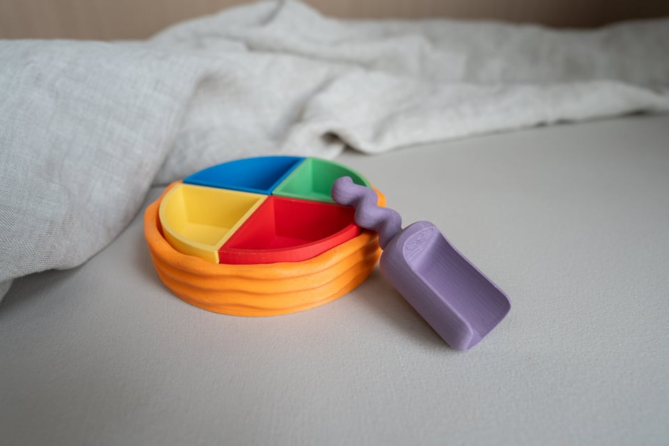 Grennn Mandigo kwartcirkel set regenboog