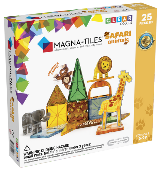 Magna Tiles safari dieren 25 stuks