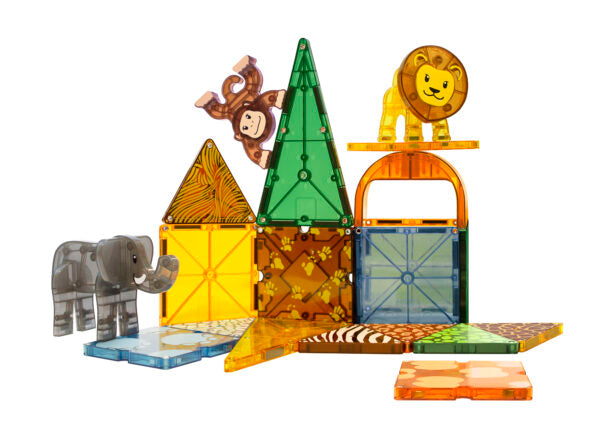 Magna Tiles safari dieren 25 stuks