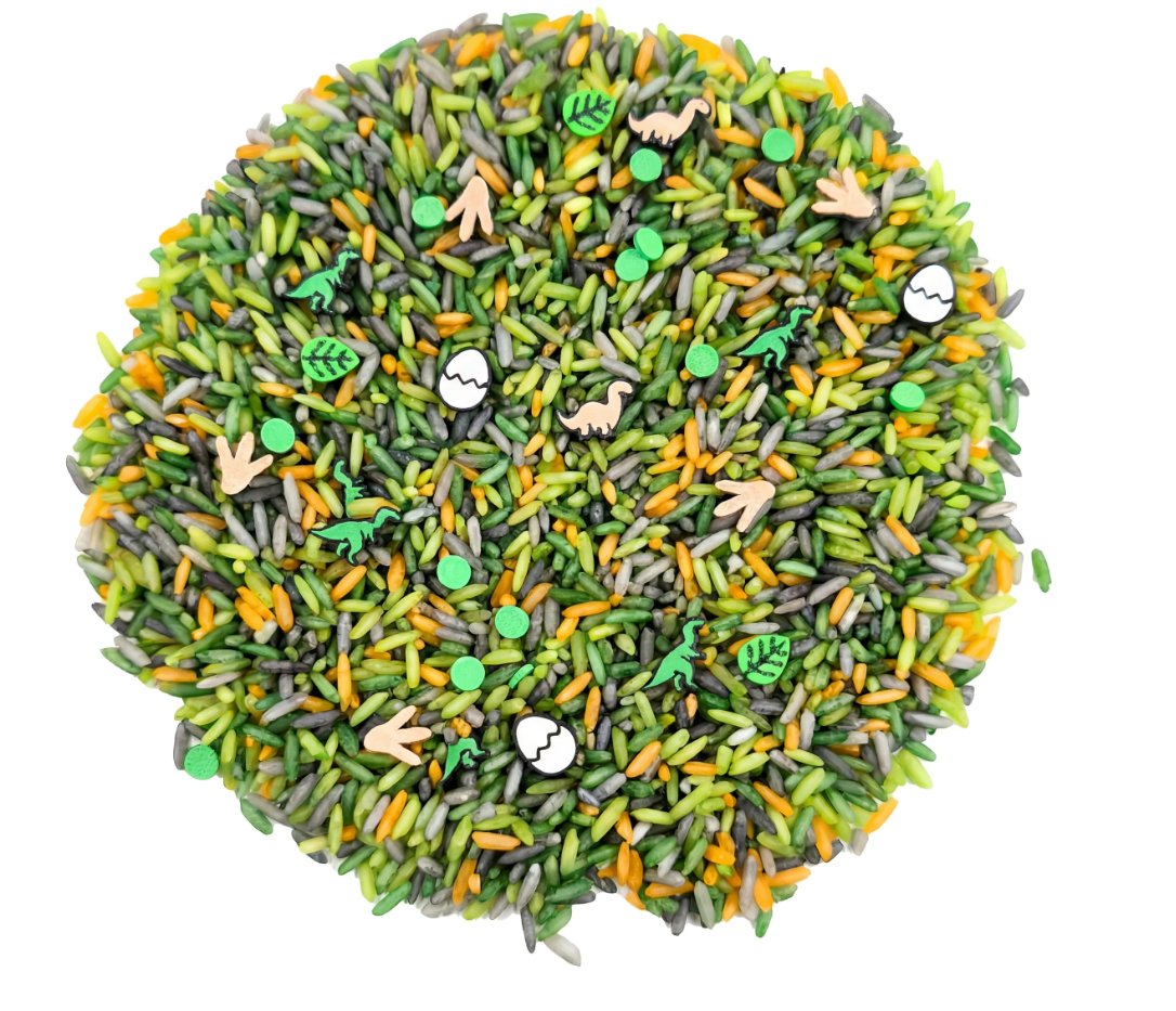 Grennn speelrijst dino mix 750gr