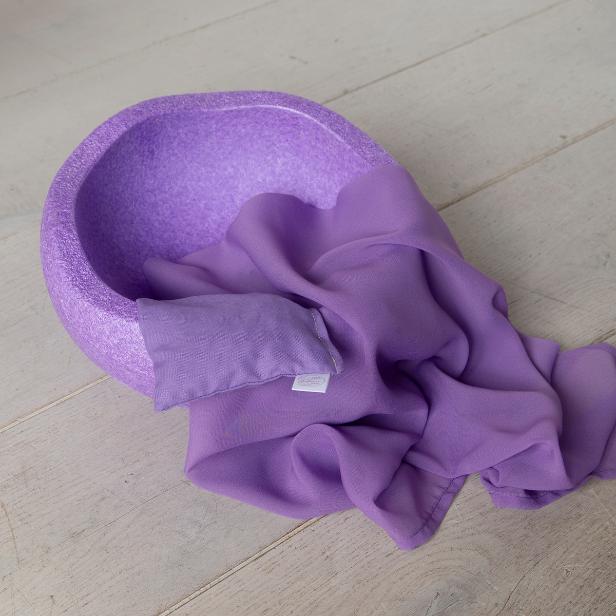 Little Botanic | Playcycle speeldoek medium | Paars 65cm