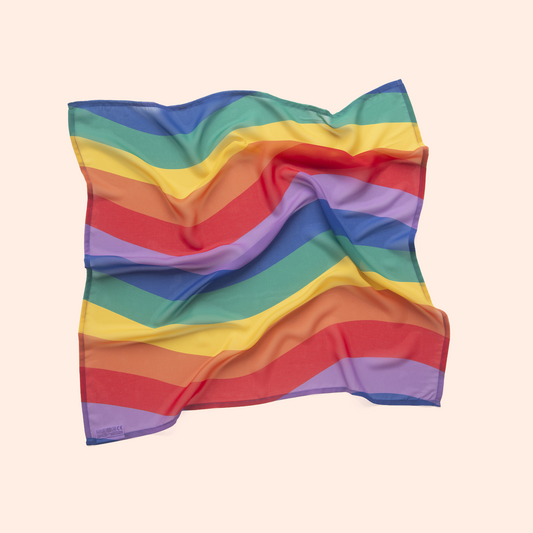 Little Botanic | Playcycle speeldoek medium | Regenboog waves 65cm