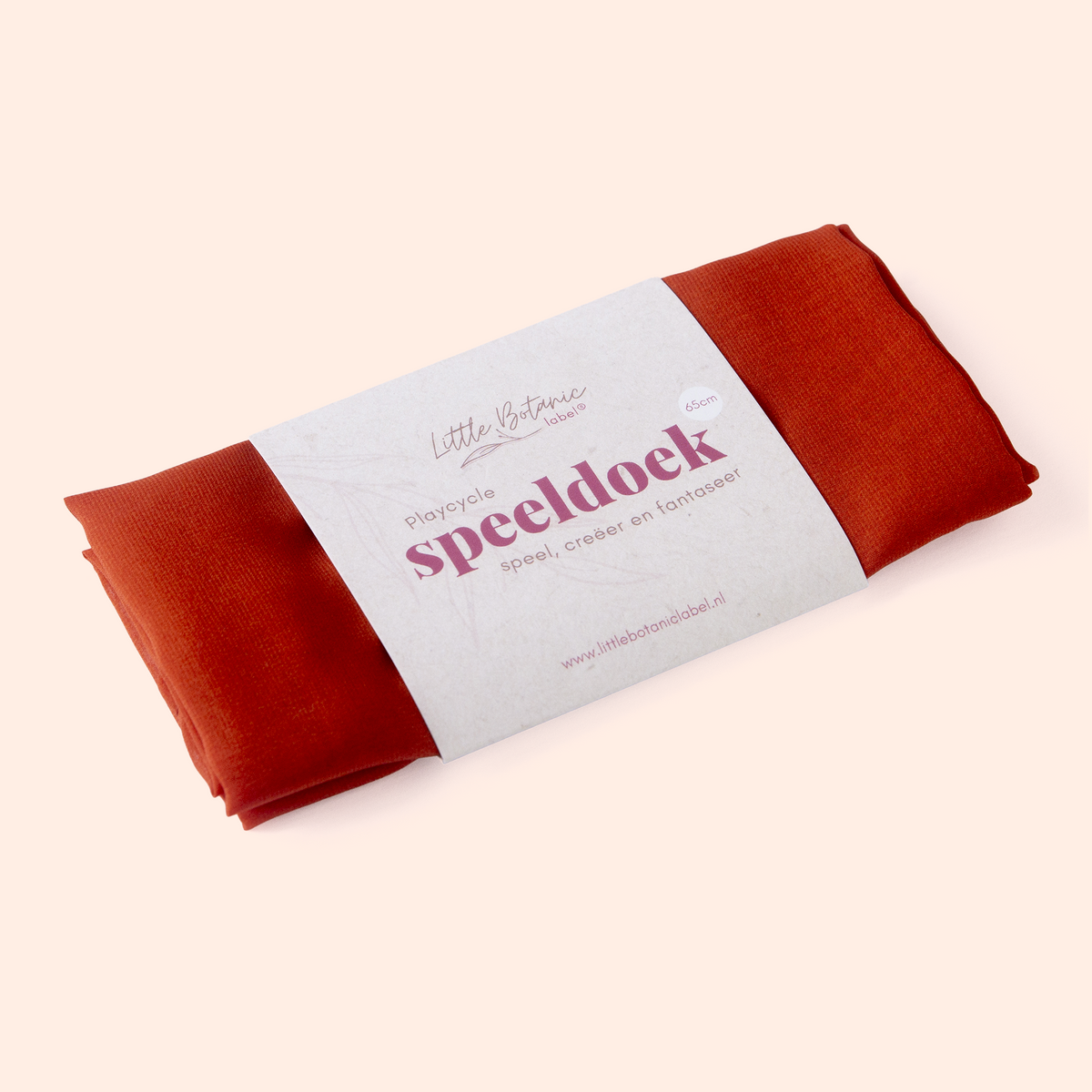 Little Botanic | Playcycle speeldoek medium | Oranje 65cm