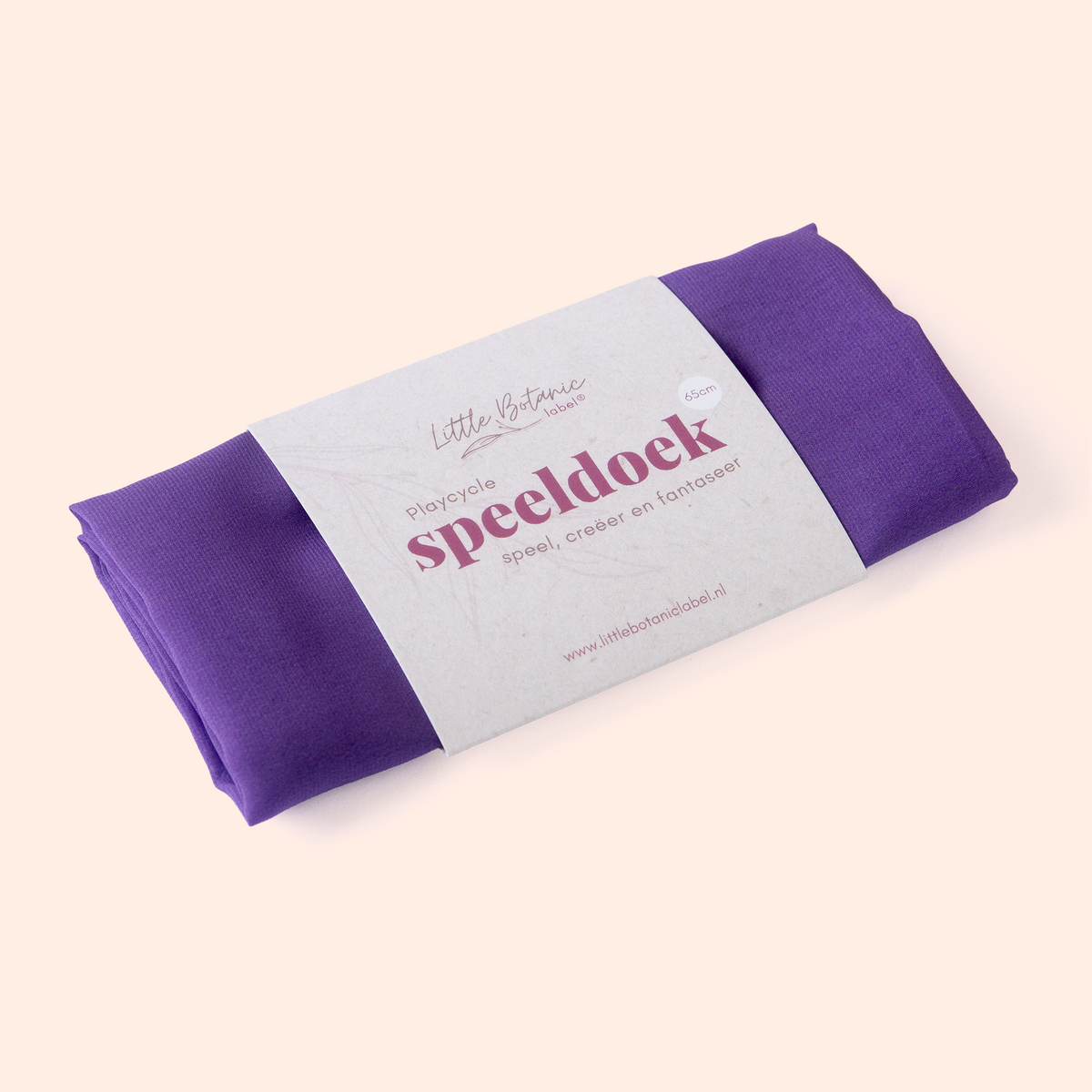 Little Botanic | Playcycle speeldoek medium | Paars 65cm