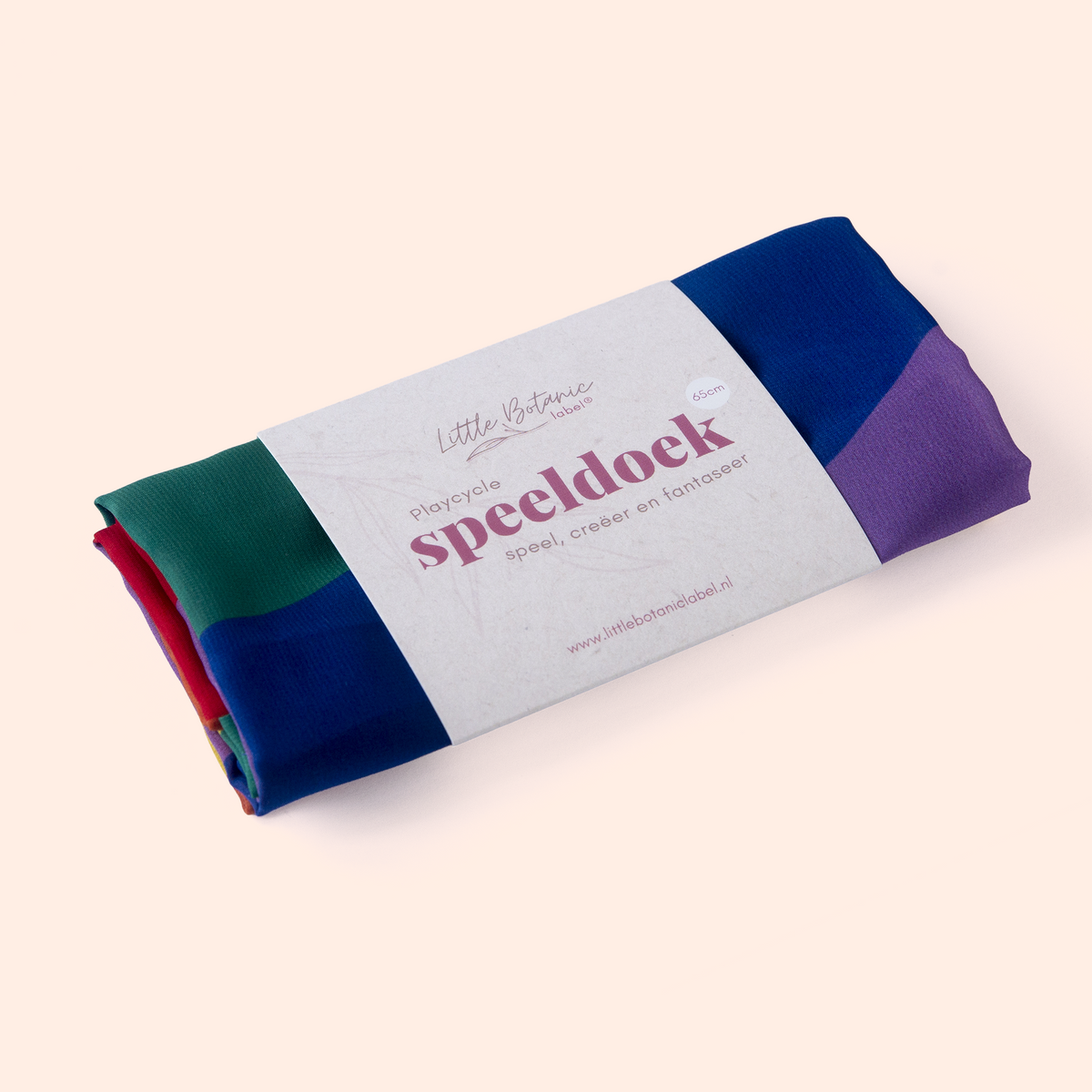 Little Botanic | Playcycle speeldoek medium | Regenboog waves 65cm