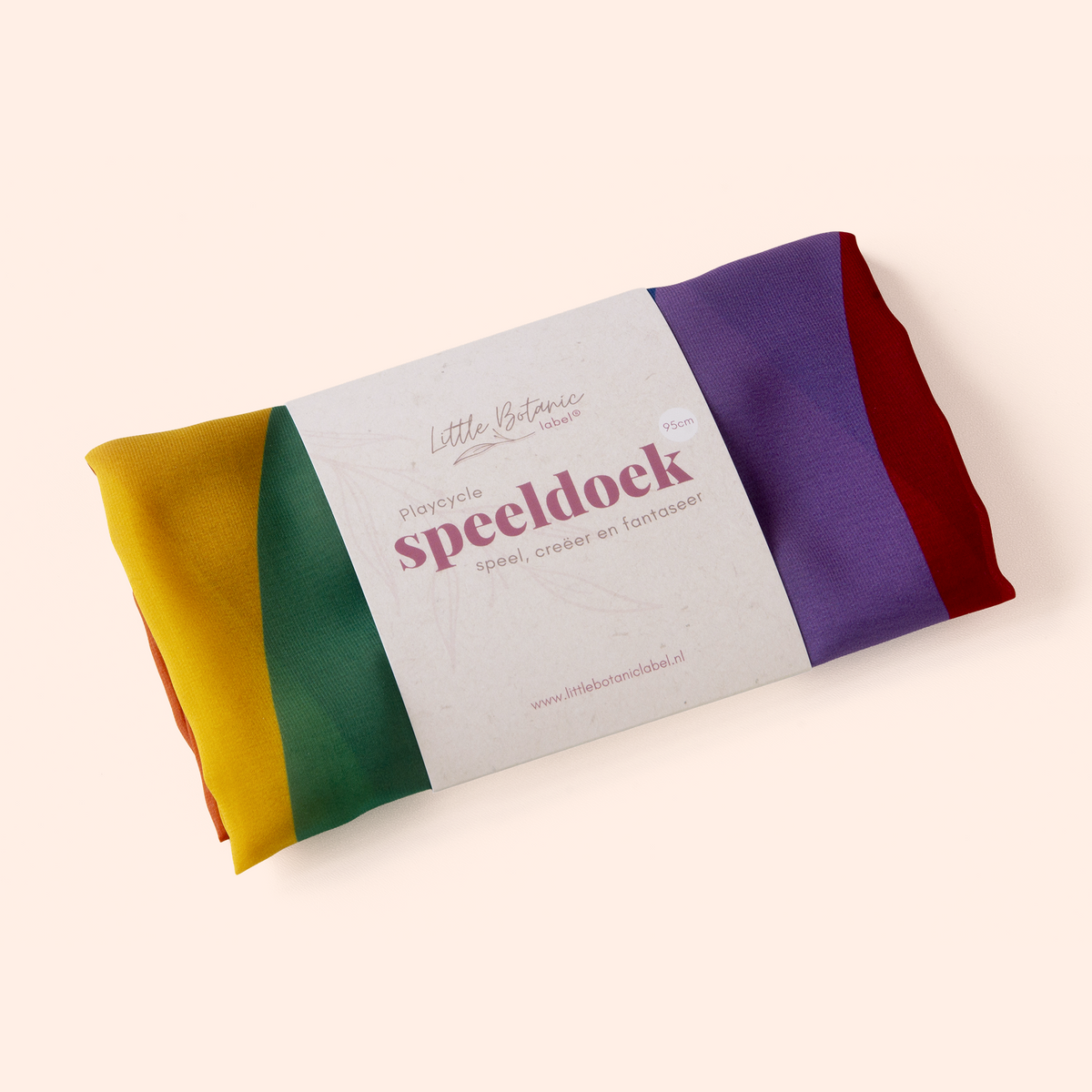 Little Botanic | Playcycle speeldoek groot | Regenboog waves 95cm