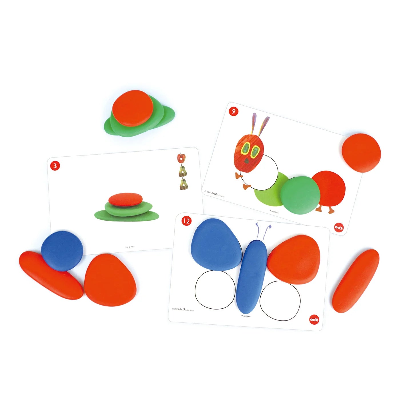 Edx - Rupsje nooitgenoeg - mijn eerste regenboog pebles