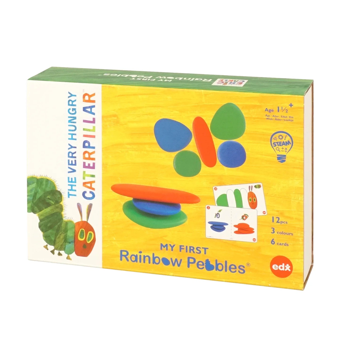 Edx - Rupsje nooitgenoeg - mijn eerste regenboog pebles