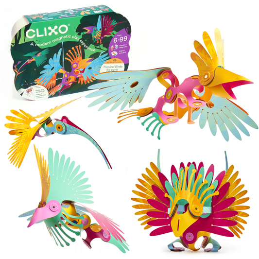 Clixo - Tropical Birds - 22 stuks