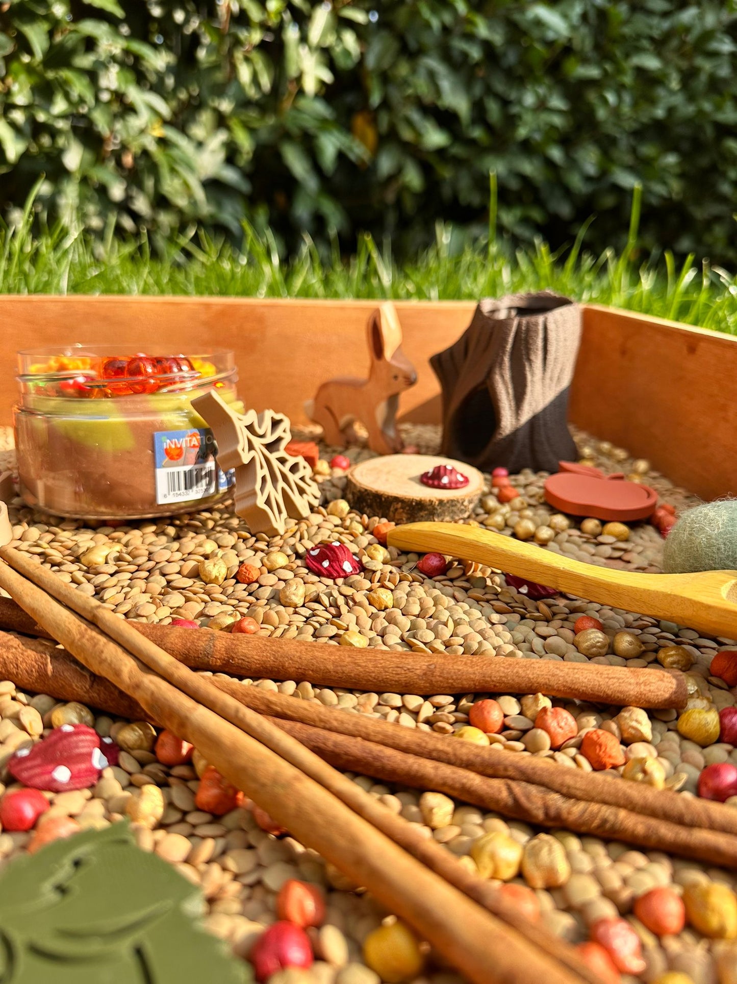 Sensorische box 'de Magie van de herfst'