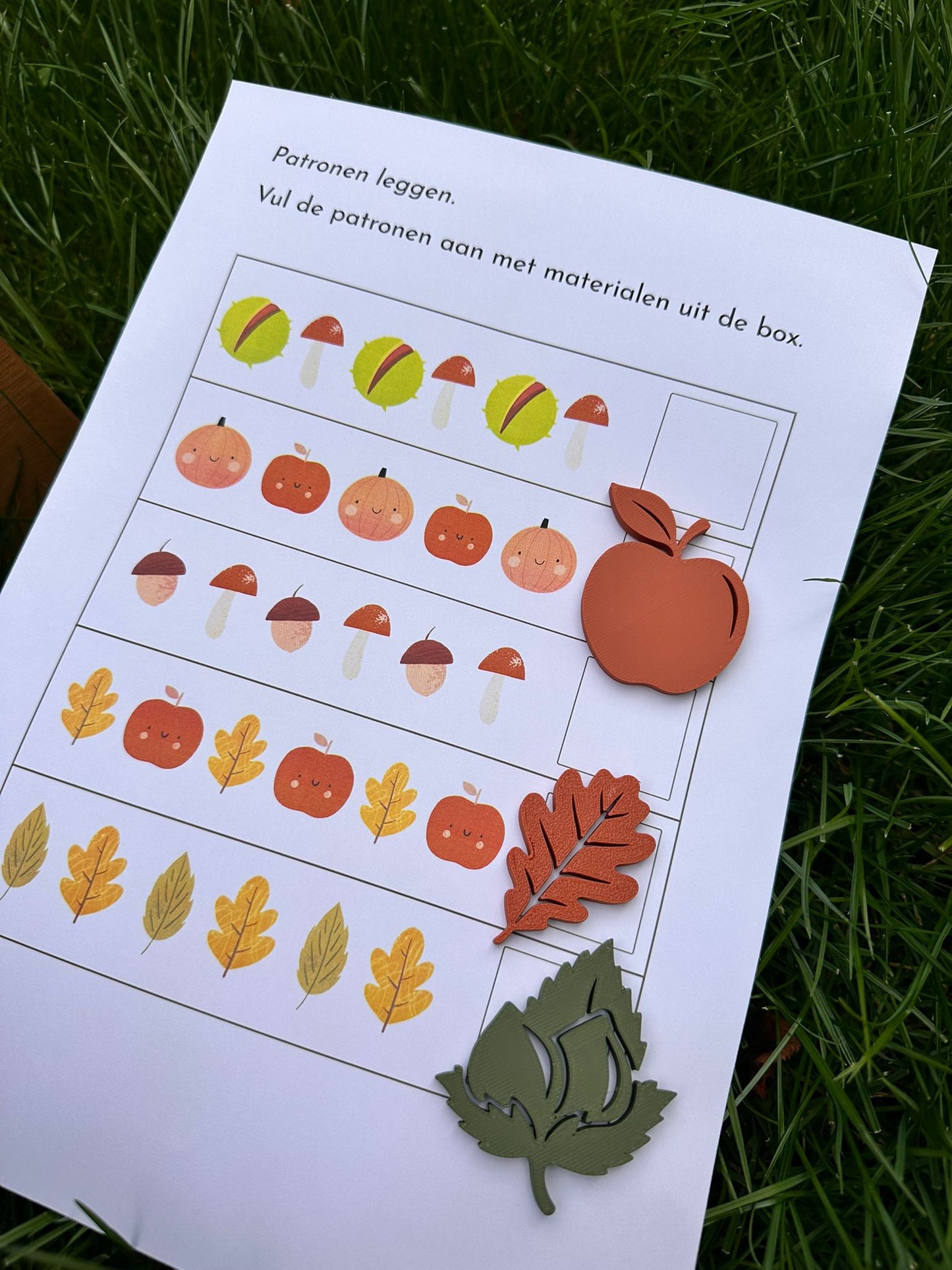 Sensorische box 'de Magie van de herfst'