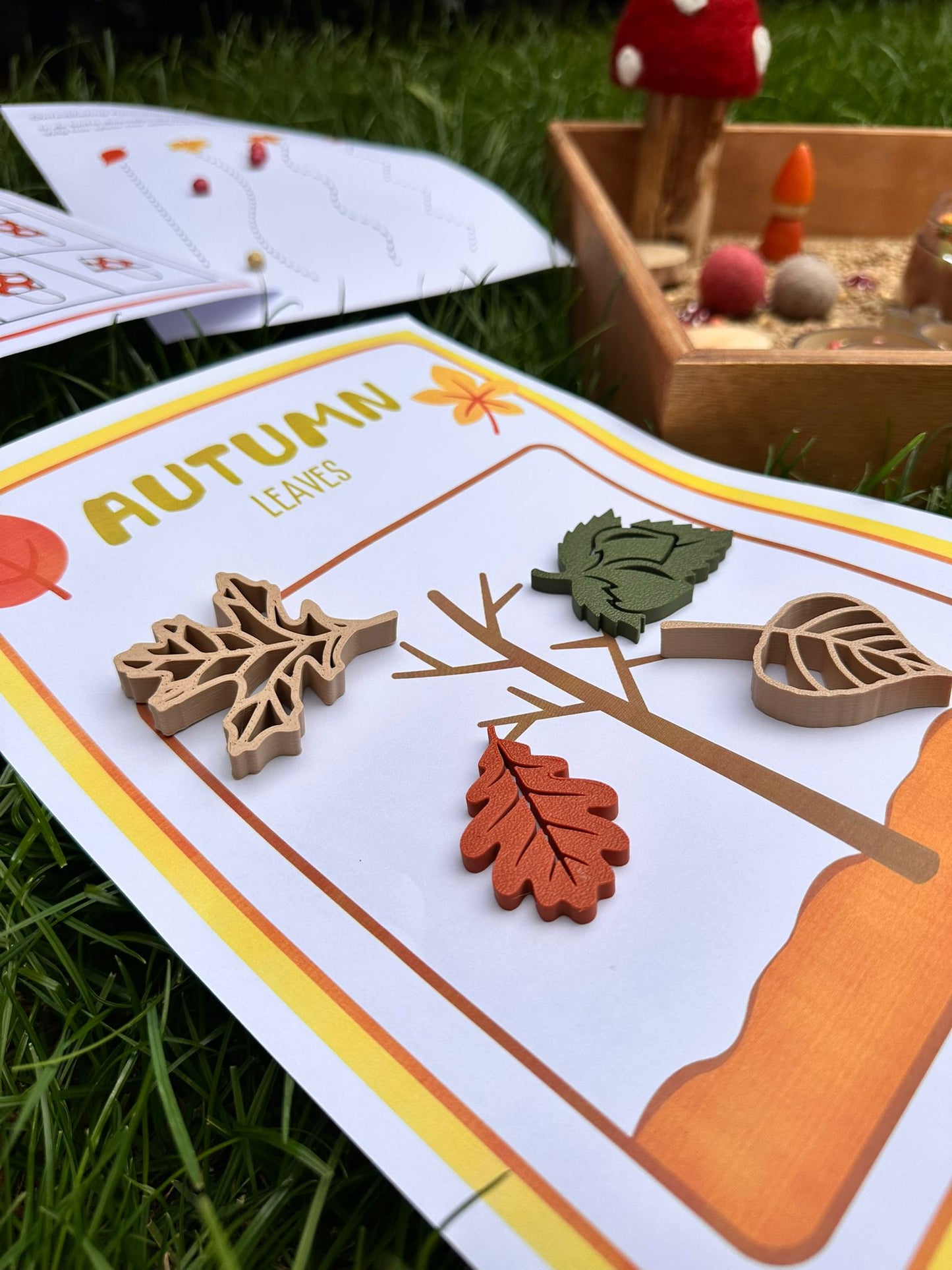 Sensorische box 'de Magie van de herfst'