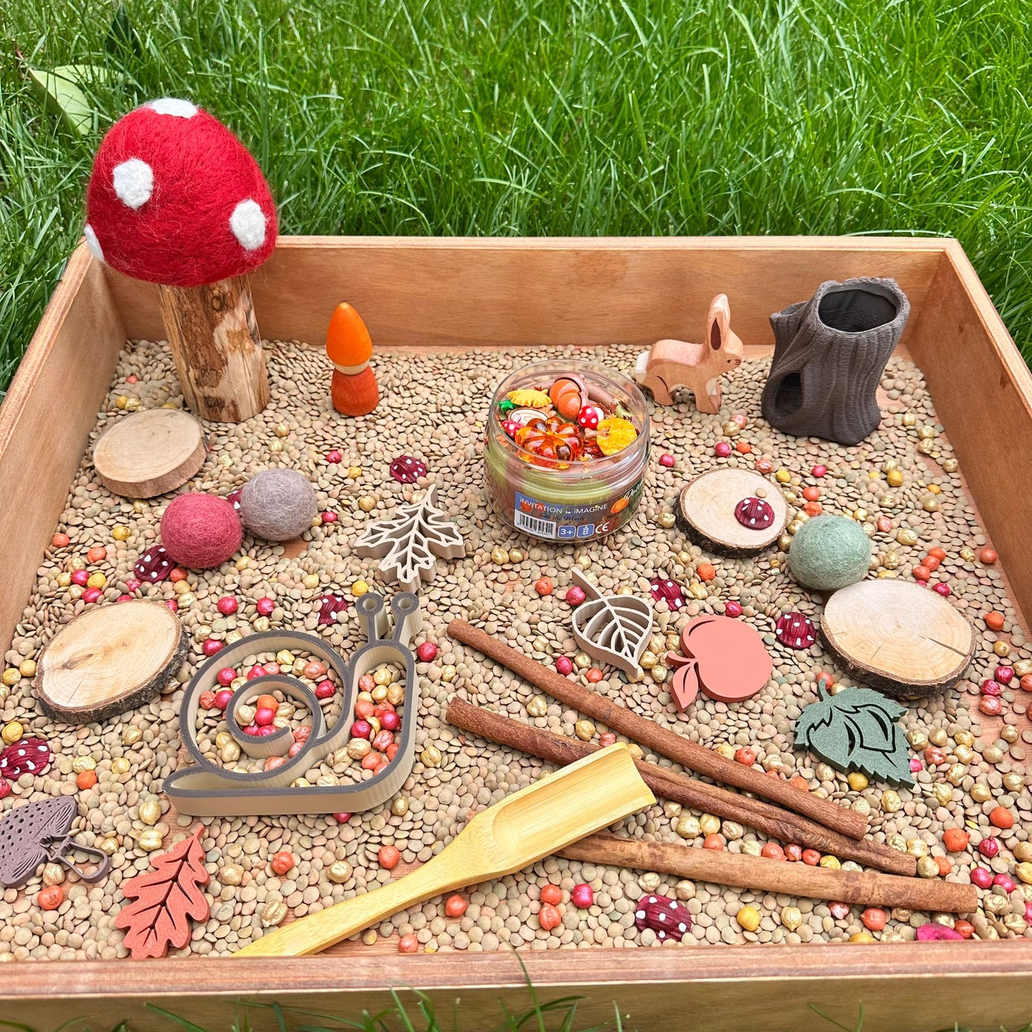 Sensorische box 'de Magie van de herfst'