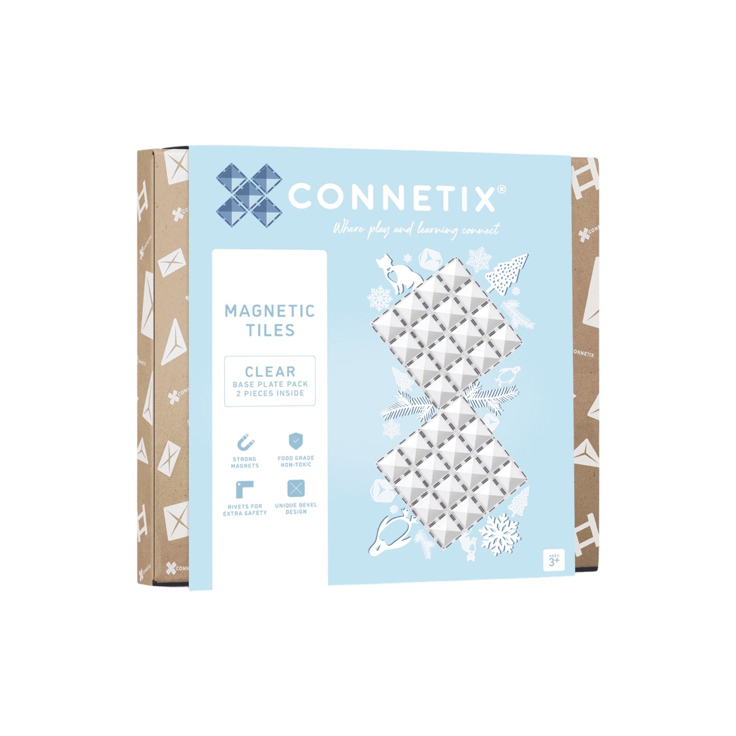 Connetix basisplaat | Transparant