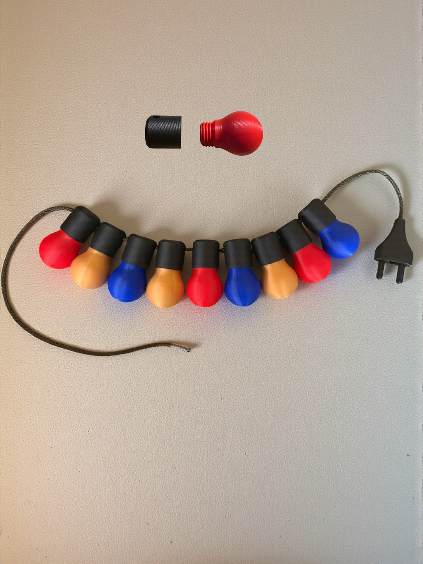 CYW Kerstlampjes slinger 9st.