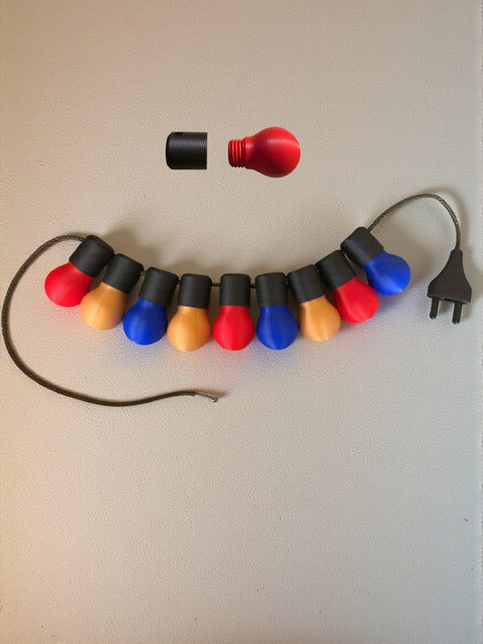 CYW Kerstlampjes slinger 9st.