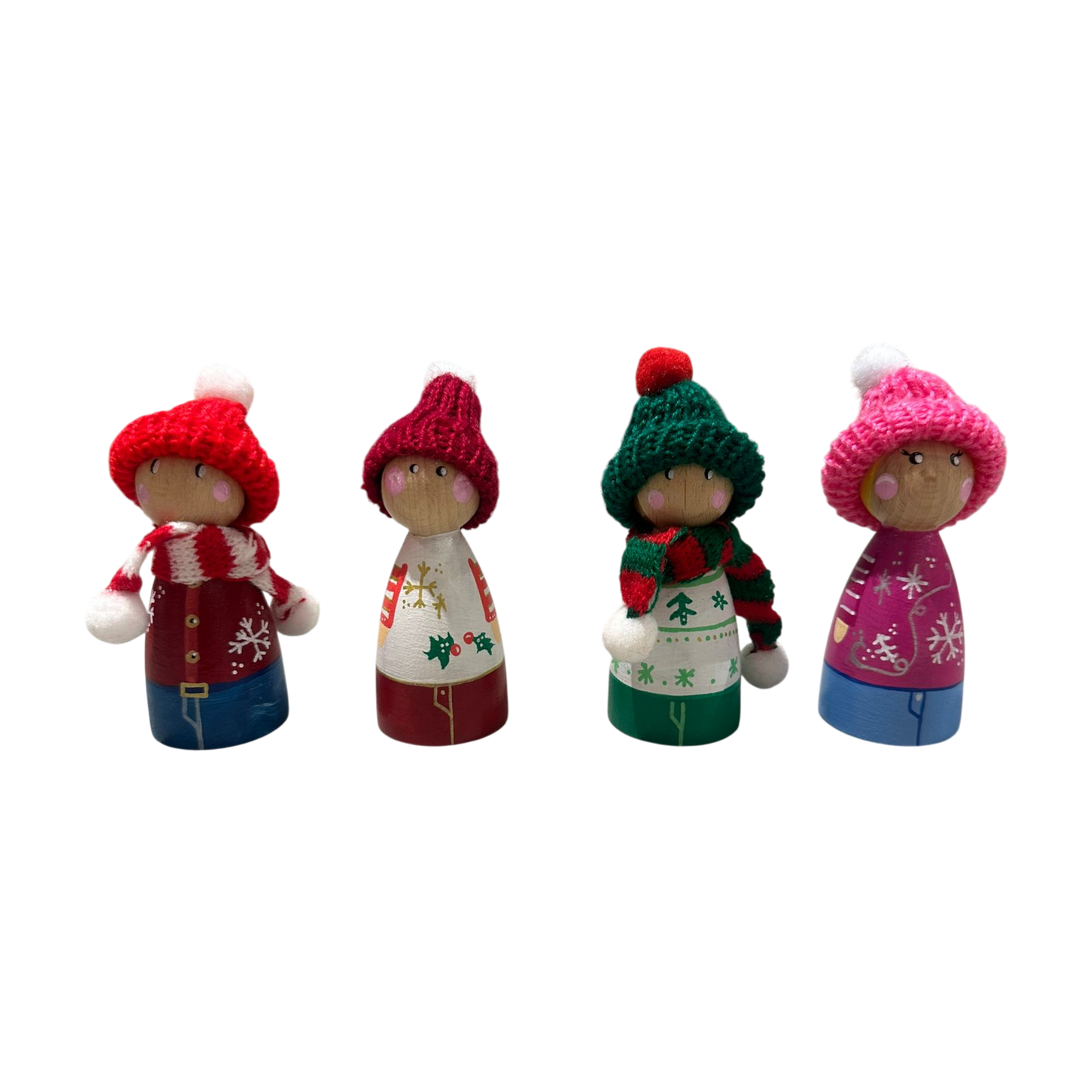 Pegdolls met muts | verschillende varianten | prijs per stuk