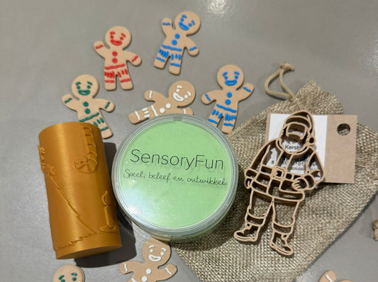 Sensorisch Kerstpakket magisch zand