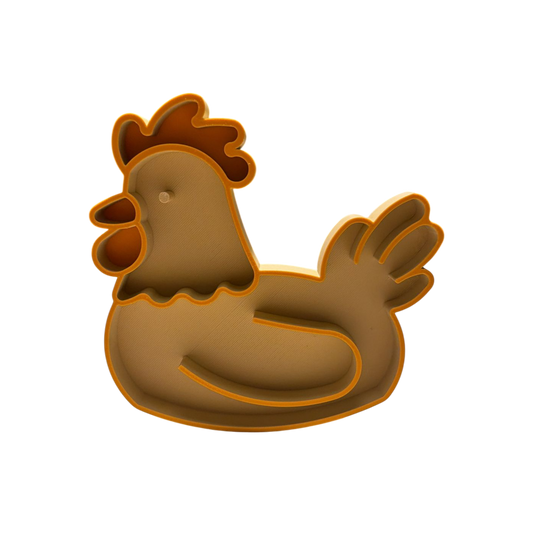 CYW vulvorm kip 14cm x 14cm