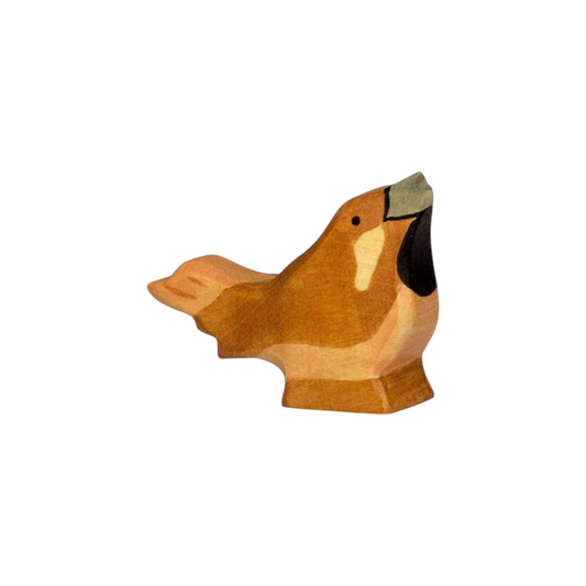 Houten speelfiguur mus