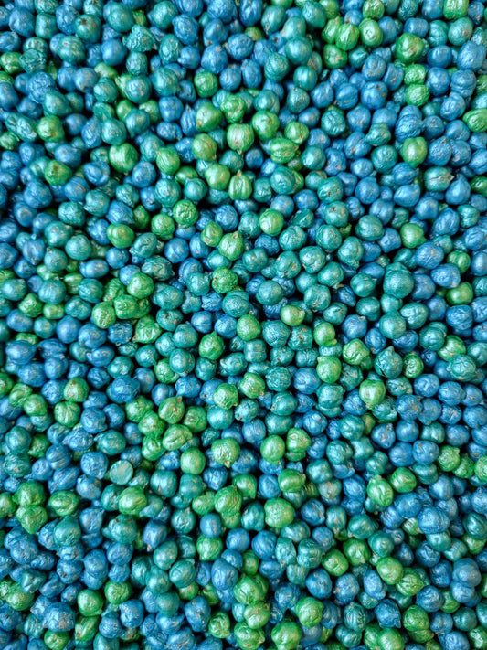Vijver mix Kikkererwten blauw & groen 500gr.