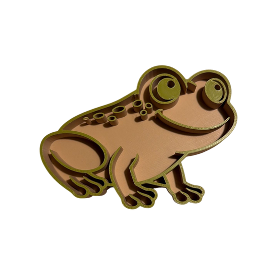 CYW vulvorm kikker (10 cm x 14 cm)