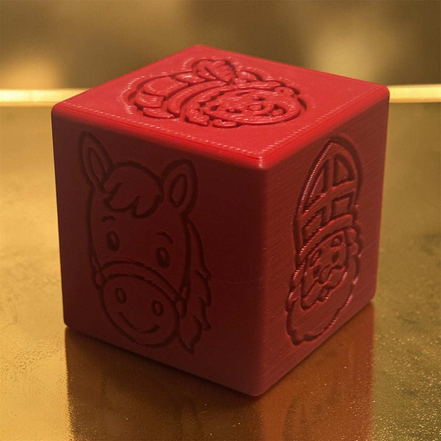 CYW Stempelblokje sinterklaas 4 x 4cm