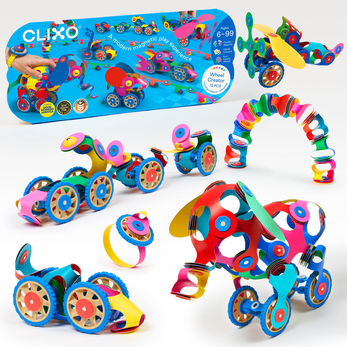 Clixo - Wheel Creator Pack - 72 stuks