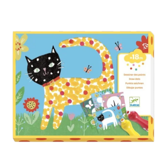 Djeco - Knutselset - Schilderen met Stippen - Kleuters