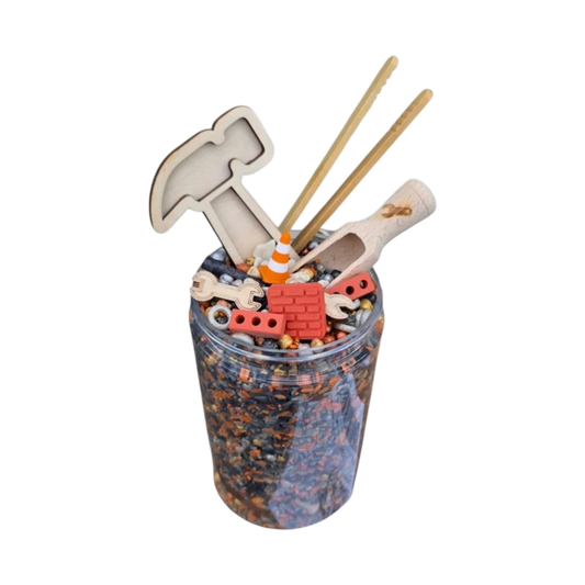SensoryFun PourAndPlay Construction / bouw