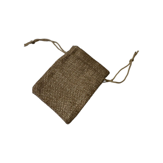 Jute zakje 9x7cm