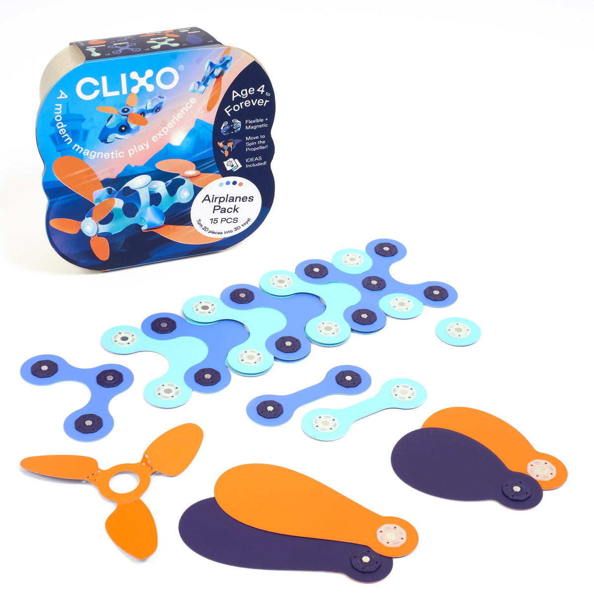 Clixo - Airplane Pack - 15 stuks