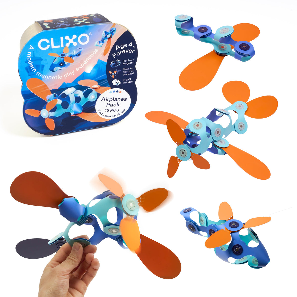 Clixo - Airplane Pack - 15 stuks