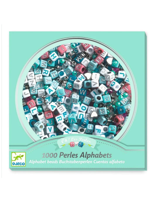 Djeco - Alfabet kralen - Zilver