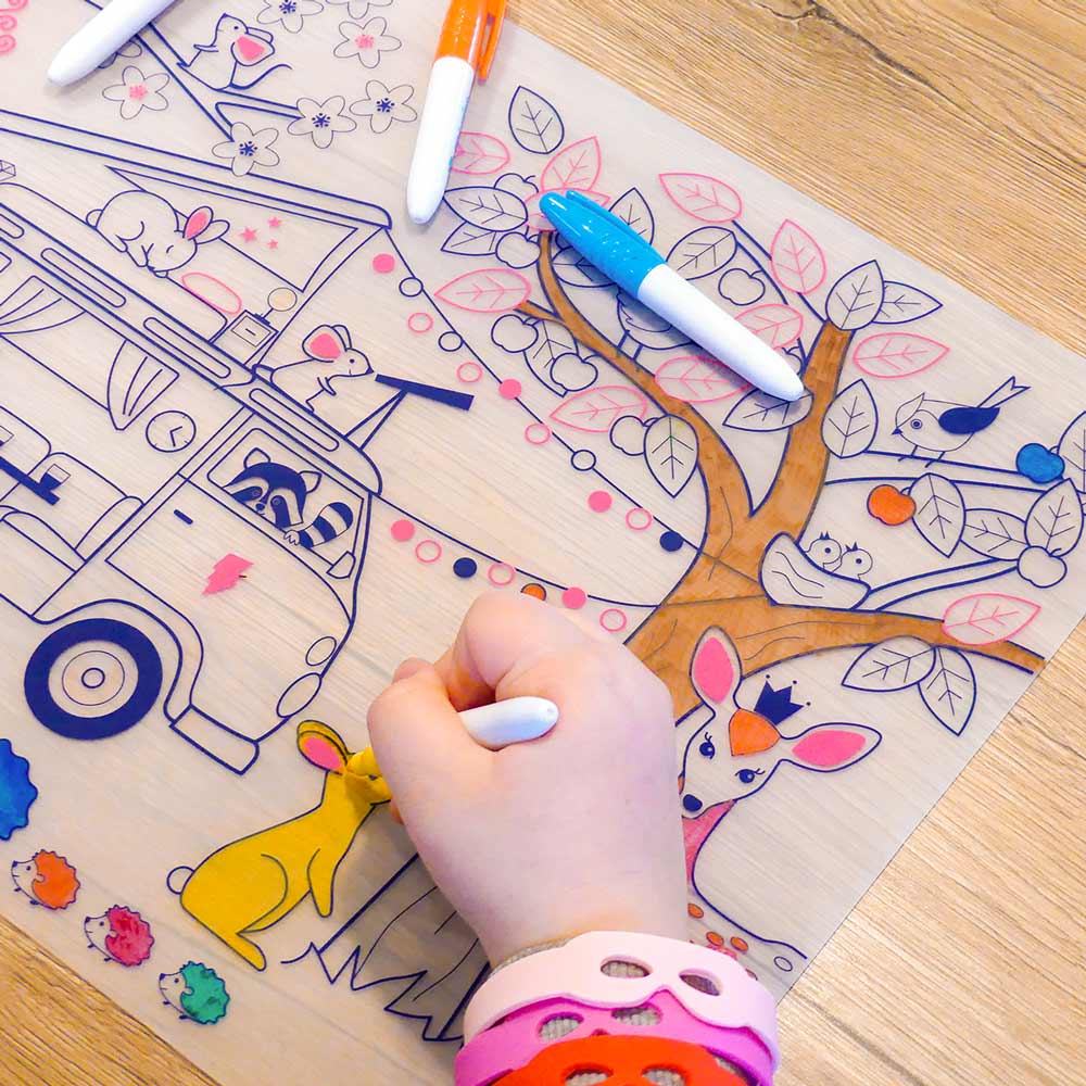 Super Petit |  placemat met 5 stiften | Dream Van