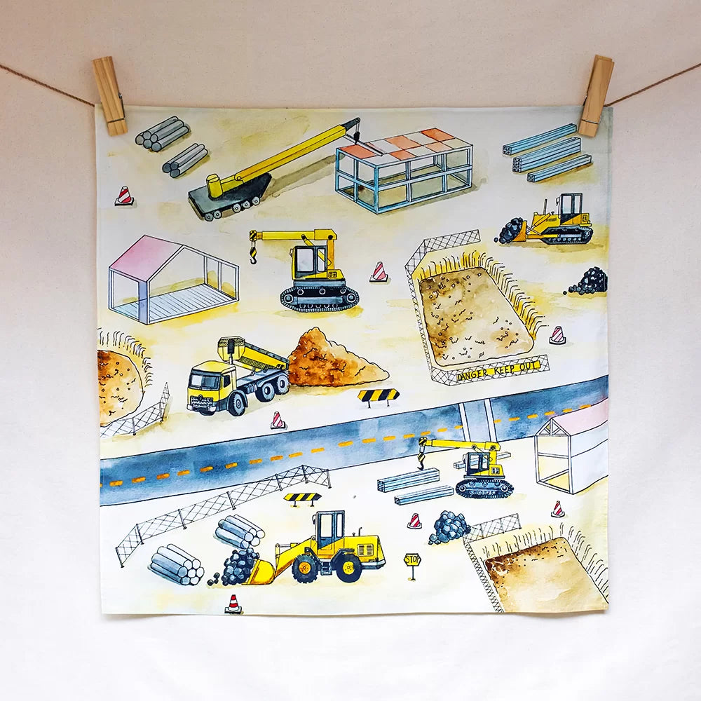 The Wonderie - Speeldoek - Building site