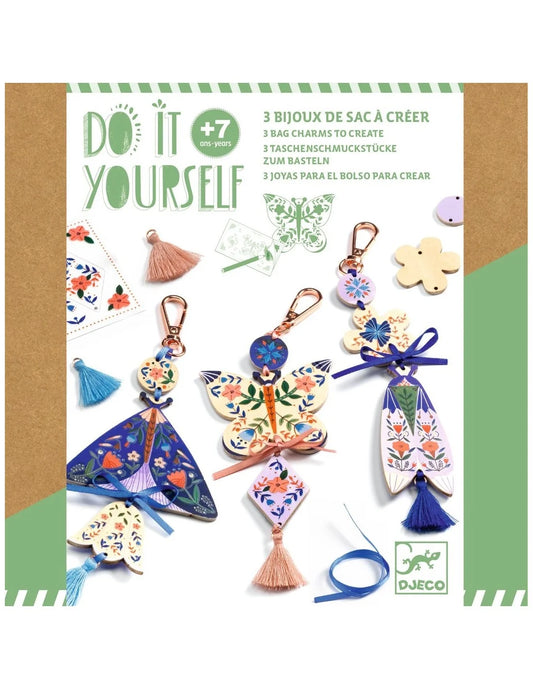 Djeco - DIY Sleutelhanger maken - Vlinders