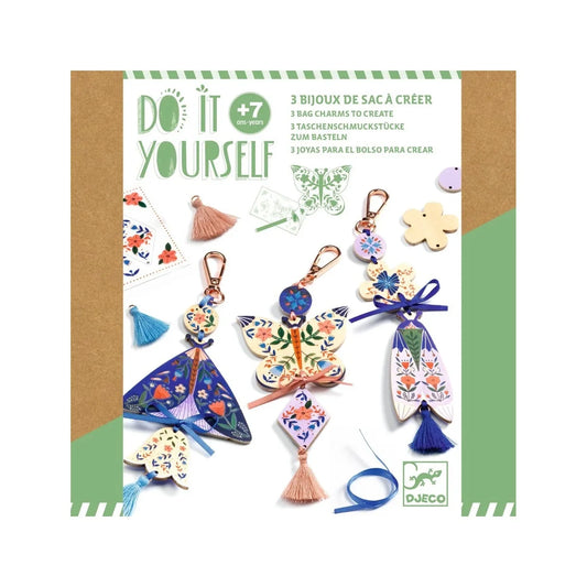 Djeco - DIY Sleutelhanger maken - Vlinders