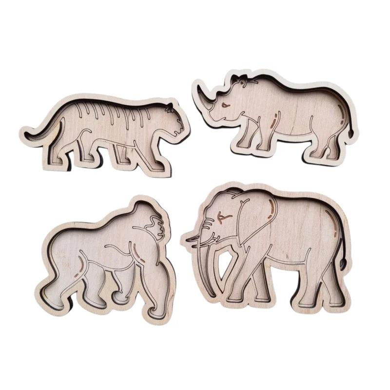 Kiddi mini vulvormen Wilde dieren