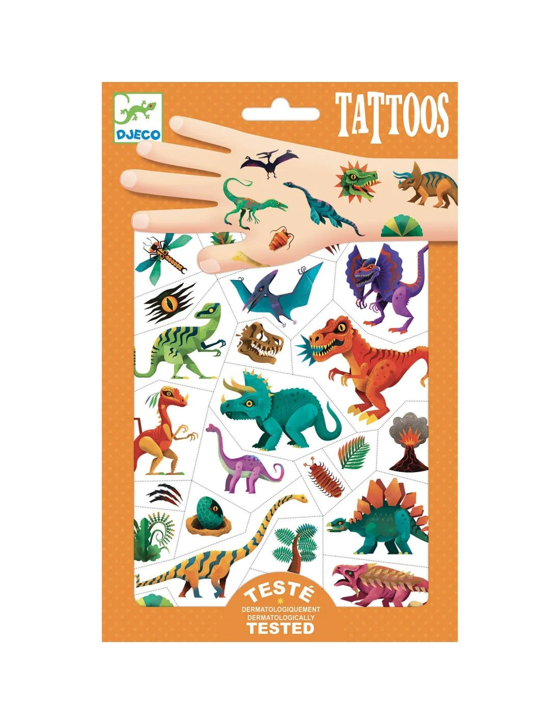 Djeco - Tattoos - Dinoclub