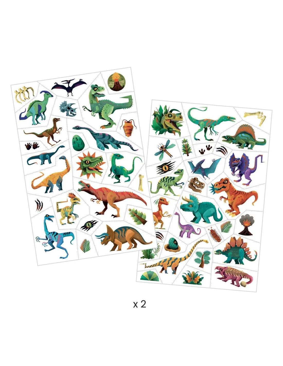 Djeco - Tattoos - Dinoclub