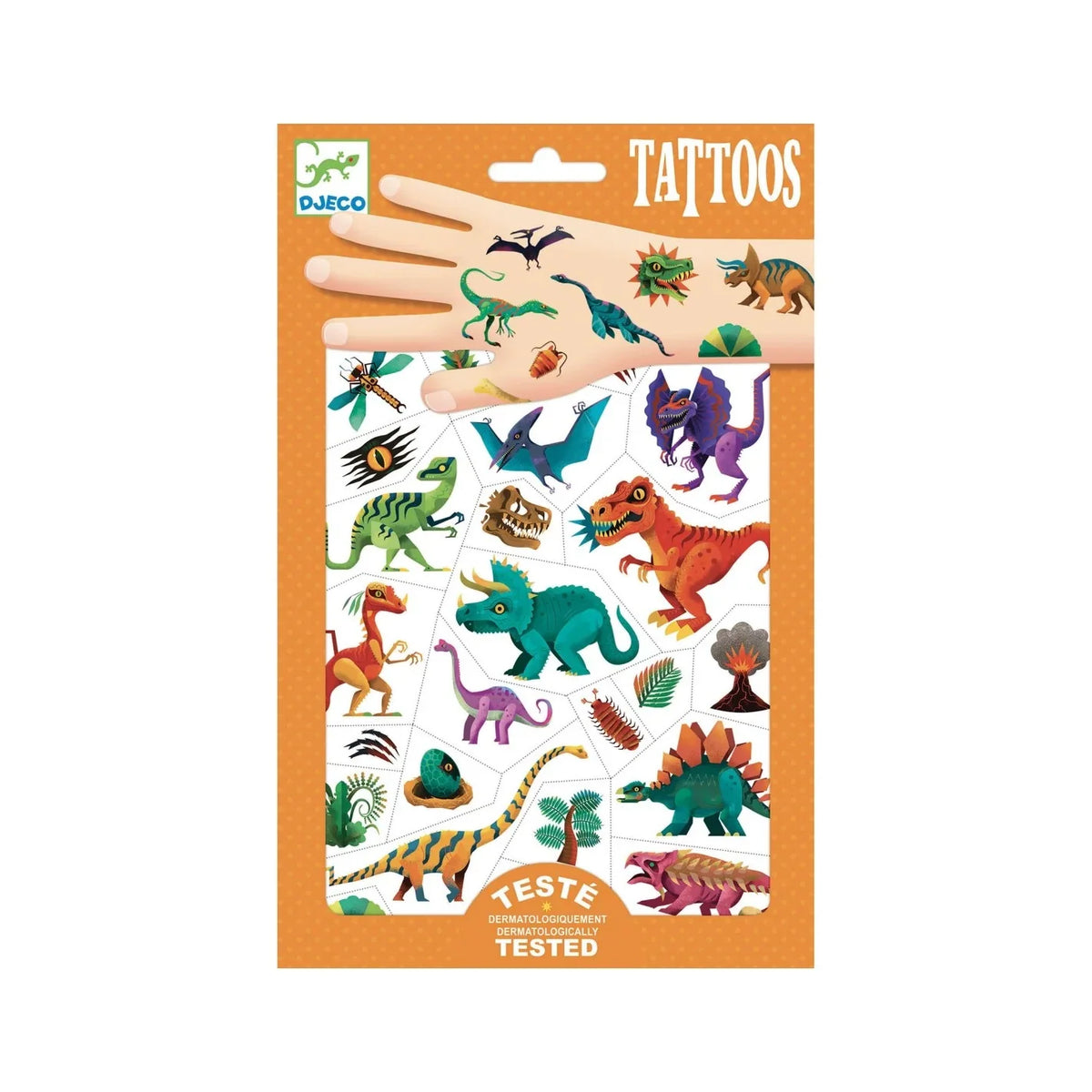 Djeco - Tattoos - Dinoclub