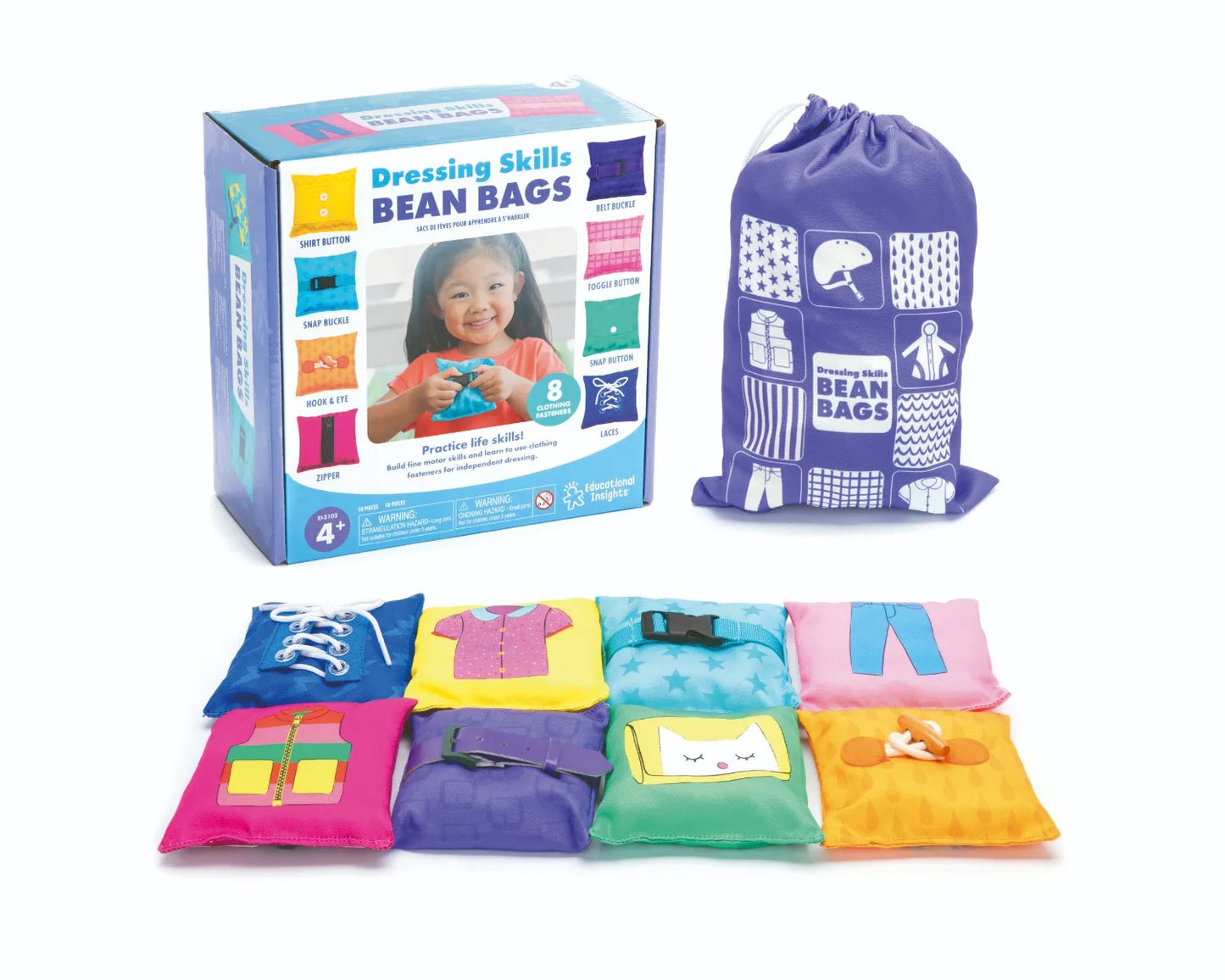 Educational insights - Dressing skills bean bags