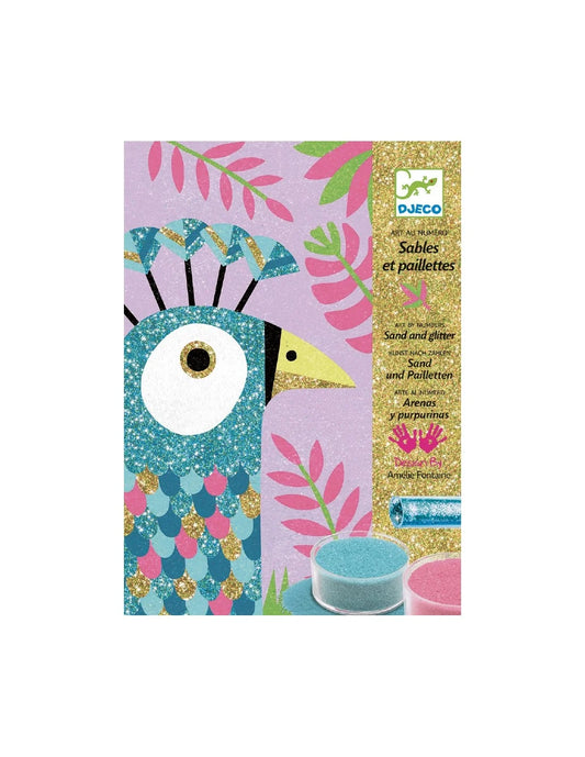 Djeco - Zandschilderen - Eblouissants oiseaux