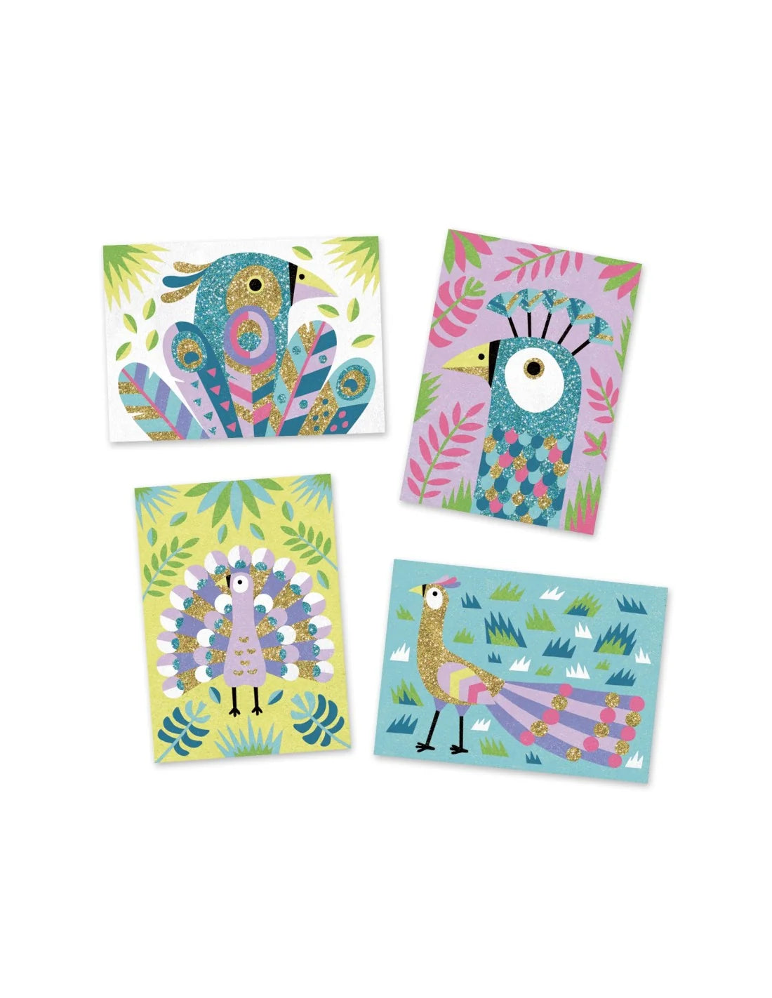 Djeco - Zandschilderen - Eblouissants oiseaux