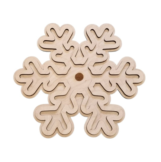 Kiddi vulvorm / speeltray sneeuwvlok